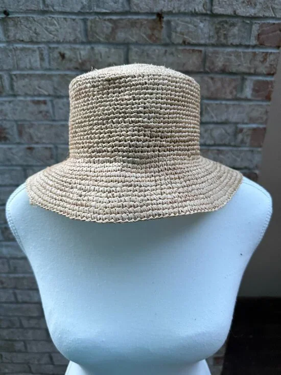 Wyeth Tali Raffia Bucket Hat in Natural
