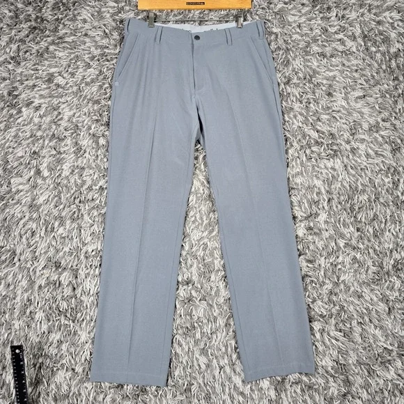 Adidas Ultimate365 Mens Gray Golf Pants 34x32 Stretch Performance Activewear