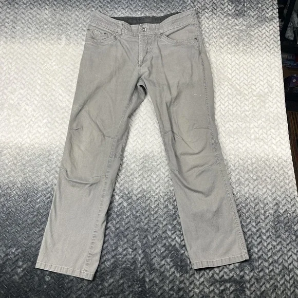 Kuhl Kanvus Jean Pants Mens 36x32 Gray Patina Dye Outdoor Workwear Gorpcore