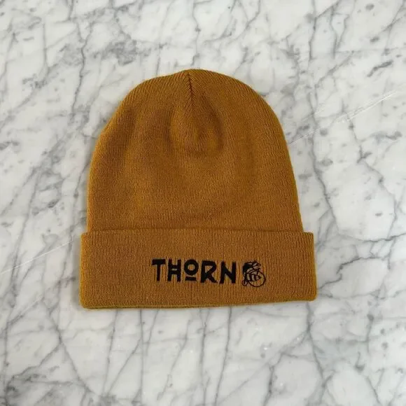 Thorn Cycling Beanie Gold OS NWOT