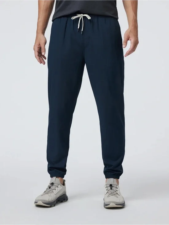 NWT Vuori Men’s Kore Jogger Lined 28” Ink Blue Size XL