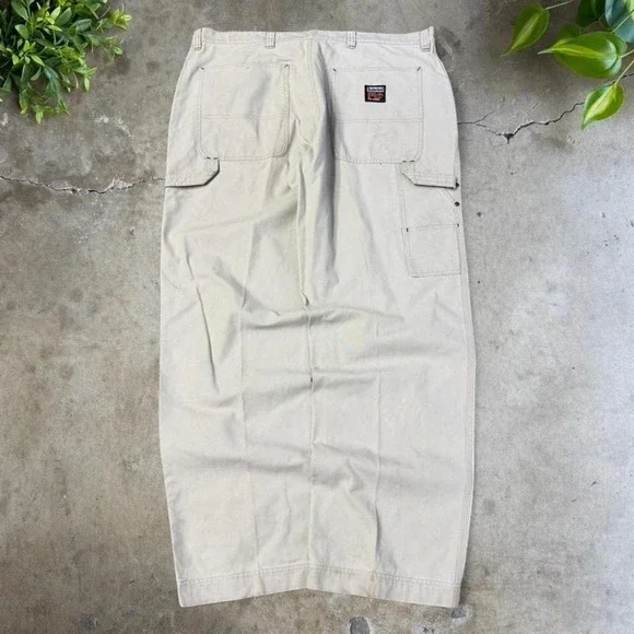 Vintage Y2K Timberland Pro cream baggy carpenter pants size 40 hip hop