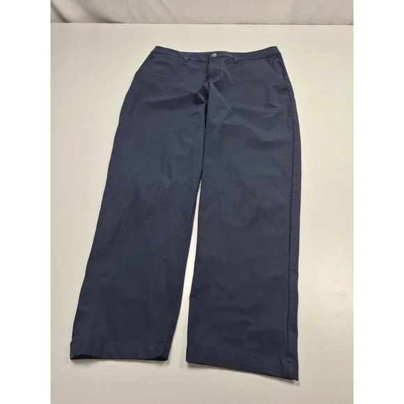 Lululemon ABC Trouser Navy Blue Classic Fit Pants # LM5A05S Mens 33x28