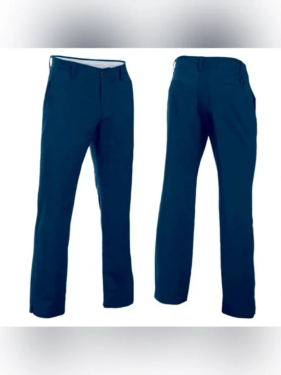UNDER ARMOUR MENS GOLF PERFORMANCE MATCH PLAY LOOSE FIT ATHLETIC PANT NAVY 30x34