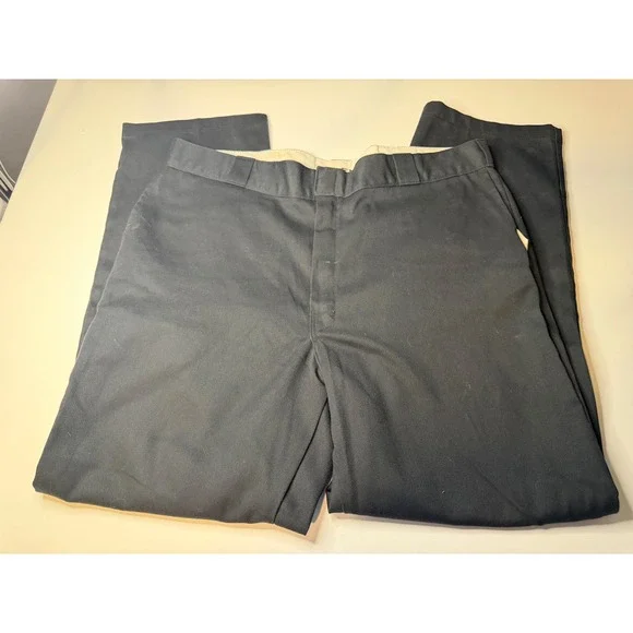 Dickies 874 Original Fit Work Pants Mens 40x32 Black Twill Trousers 11874BK