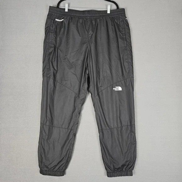 The North Face Hydrenaline Pants 2000 Mems 2XL Black Windwall Drawstring Tapered