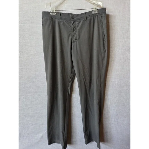 Nike Golf Pants Mens Size 36x32 Grey Dri-FIT Standard Fit Dri-Fit Golf