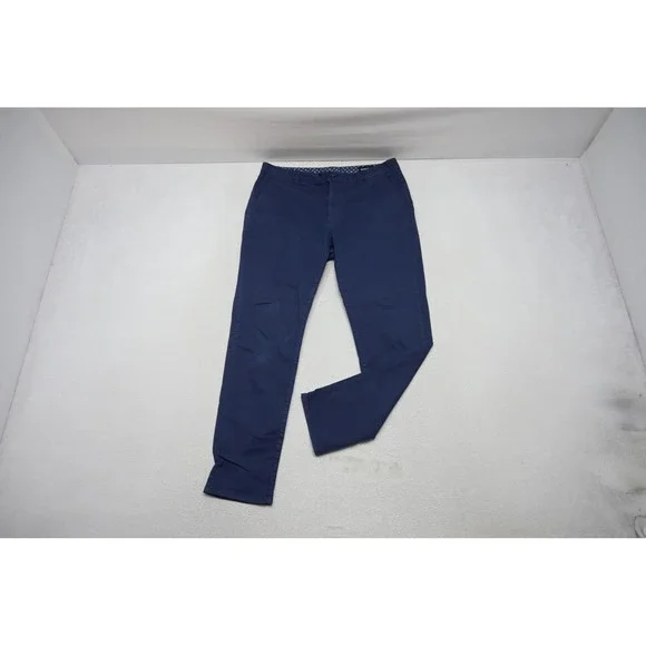 Bonobos Chinos Mens 34x30 Navy Blue Slim Taper Stretch Pants Excellent