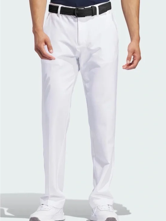 Adidas Men's White Performance Golf Pants Regular Fit, 40X30, NWT