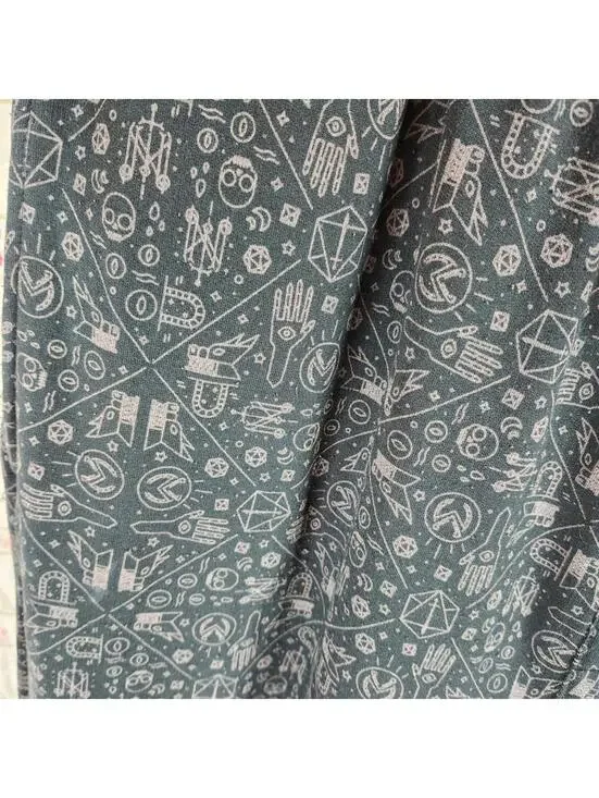 Battle Tested in Exandria Lounge Pants Drawstring Pockets Graphic Print Large