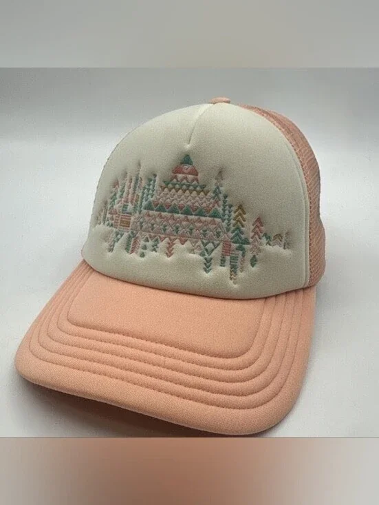 3 for $15🌻 Coral Southwestern Trucker Hat