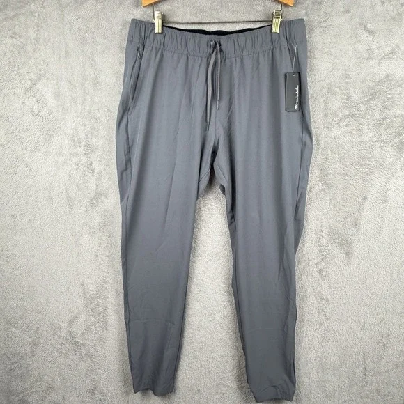 Travis Mathew Travel Pant 2.0 Mens L Gray Performance Stretch Golf NWT