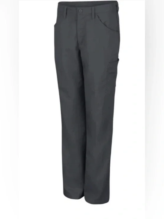 Men's Cargo Pants — Charcoal Utility Work Trousers