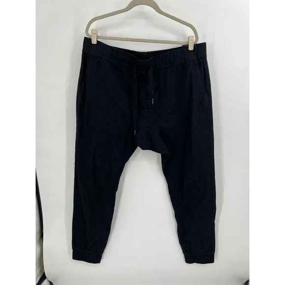 Southpole Flex Black Jogger Pants Mens 3XB NWT Elastic Waist Drawstring