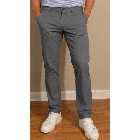 Greg Norman Mens Play Dry Performance Stretch Golf Pants Gray 34x30