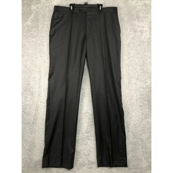 Corneliani Pants Men 36x34 (Tag 54R) 100% Virgin Wool Black