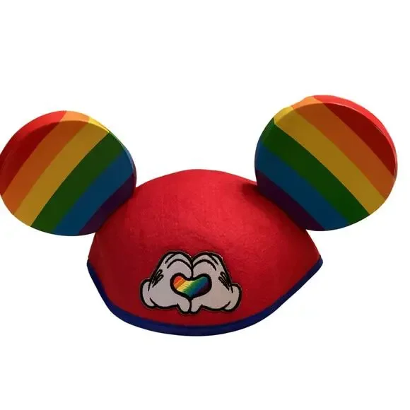 NWT Disney Parks Disney Pride Collection Ears Hat Mickey Mouse LGBT+ Rainbow