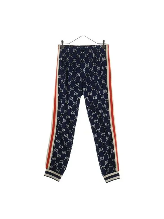 Gucci GG Jacquard Sweatshirt Pants Jogging Track Navy