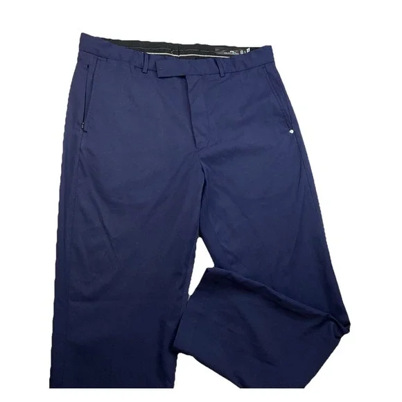 RLX Ralph Lauren Pants Men Sz 35x30 Tailored Fit Performance Twill Blue Golf