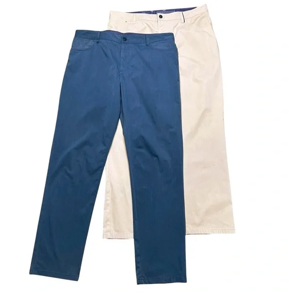 Lot bundle Johnnie O Marin performance pants size 38x32 stretch chino trousers