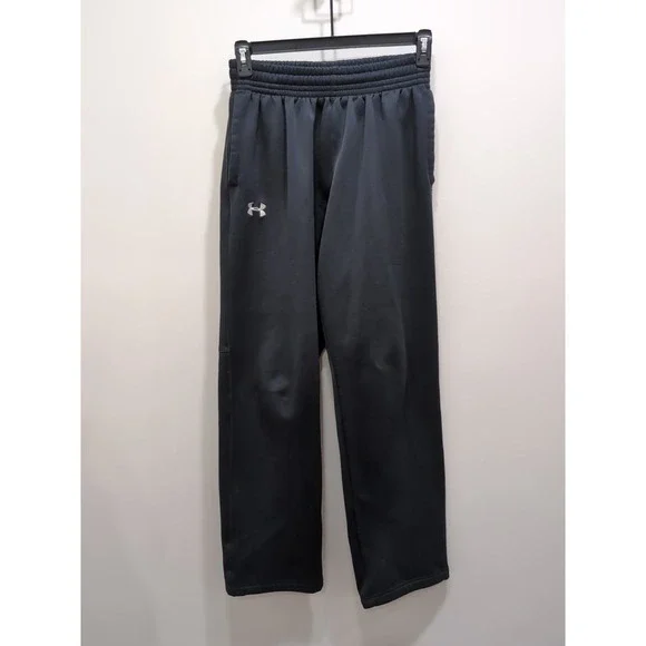 Under Armour Storm Fleece Pants Mens Medium Black Sweatpants Straight‎ 1259081
