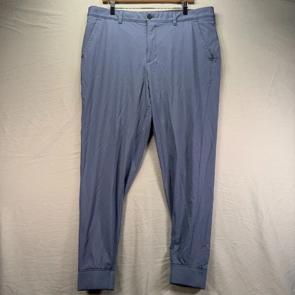 VRST Limitless Jogger Pants Mens 38x28 Royal Blue Stretch Performance Active