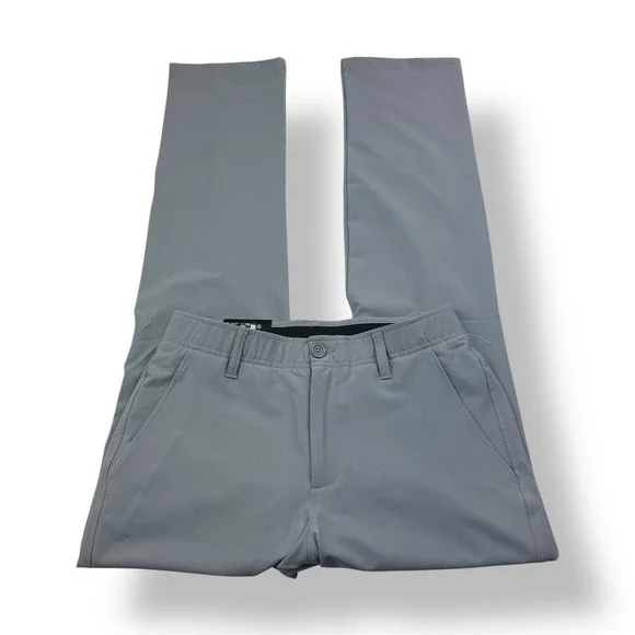 Under Armour Mens Drive Golf Pants Grey Straight Leg Size 30x32‎ NWT
