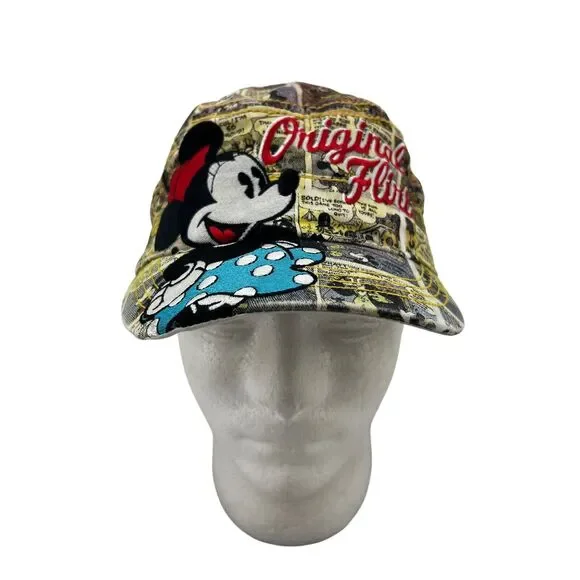 Minnie Mouse Comic Book Hat Womens OS One Size Original Flirt Disney Ball Cap