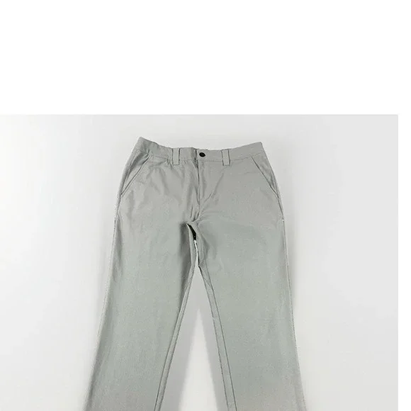 Bad Birdie Mens 34x30 Golf Pants Gray Chino Athletic Performance Casual Stretch