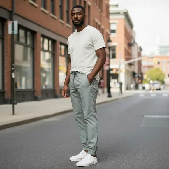 Member's Mark Men Size Medium Straight Fit Moisture Wicking Travel Jogger