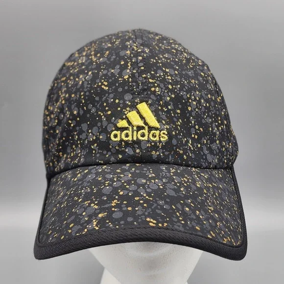 Adidas Adizero Extra Cap Hat Gold Speckle Pattern Youth Adjustable