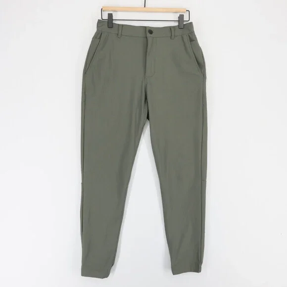 Cuts AO Jogger Pants Mens S Grayish Green Versaknit Slim Fit Tapered Activewear