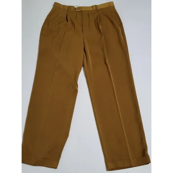 Monte Carlo Dress Pants Size Men's 38x34 Brown
