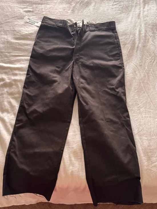 Men's Brown Wide-Leg Pants