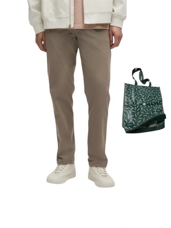 lululemon athletica Men's Straight Chinos in Taupe 32W