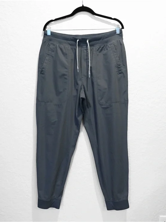 Vuori Meta Joggers Men’s XL Charcoal Gray Drawstring Pockets 28”