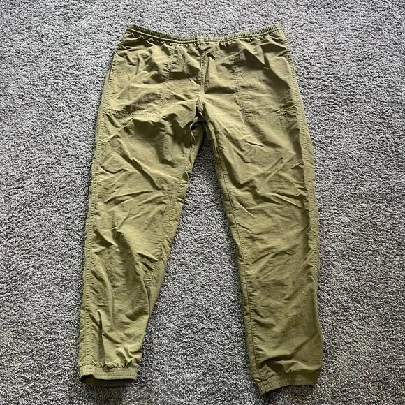 Patagonia Baggies Pants Drawstring Joggers Brown Hiking Mens XL 55210