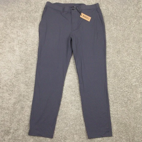 NOBULL Pants Mens 36x32 Gray Blue Game Changer 5 Pocket Pant Perfromance Stretch