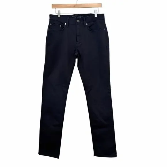Banana Republic The Traveler Navy Blue Slim Pants Sz 30x32