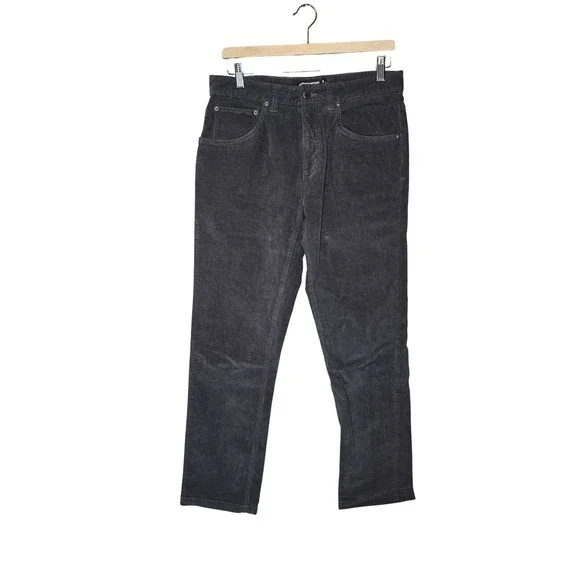 Mountain Khakis Crest Cord Pant Mens 32x30 Grey Cotton Blend Modern Fit MK-501