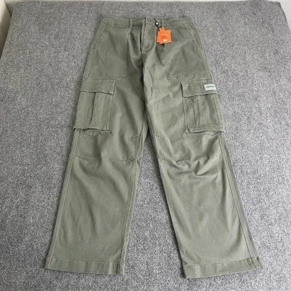 YoungLA 627 Convoy Cargo Pants Sage Green NWT 38L Men's Stretch Utility