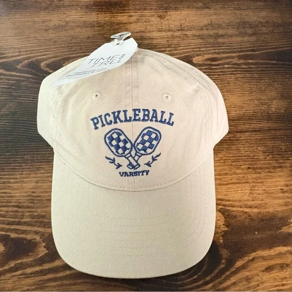 Time‎ And Tru Beige Pickleball Hat