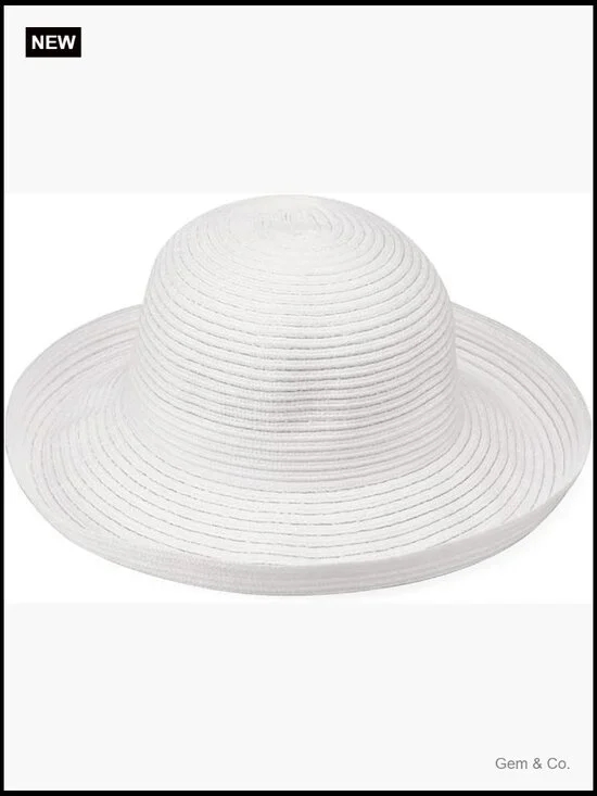 Wide Brim Sun Hat - UPF 30+ Packable Adjustable Travel Beach Hat