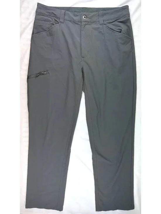 Patagonia Quandary Hiking Pants Mens 35 Gray Nylon Technical 55185 FA16