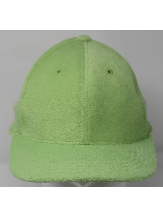 NWOT Lady Caps by Magic Headwear Melon Green Terry Cloth Hat Towel Material Cap
