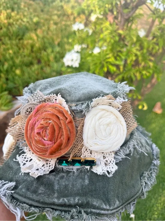 Handmade Floral bucket hat