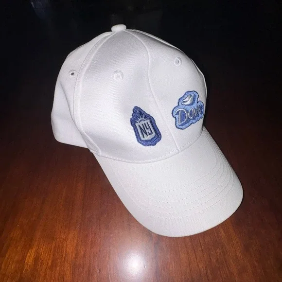 NJ‎ Gotham FC x Dove White Strapback Hat NWSL Soccer Dad Cap OSFA