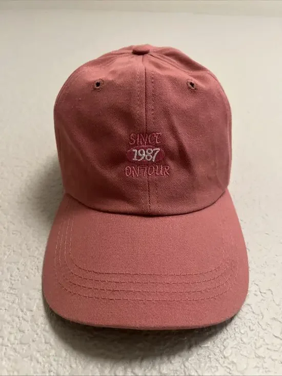NEW On Tour Since 1987 Baseball Hat Cap Embroidered Adjustable Concert Beach