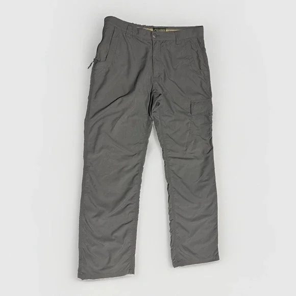 Mountain Khakis Granite Creek Pants Men's 36x34 Gray Nylon Hiking