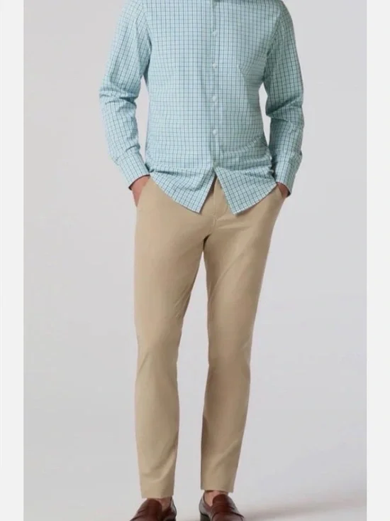 NWT Mizzen Main Long Sleeve Leeward Plaid Shirt Button Down Size 2xl Xxl
